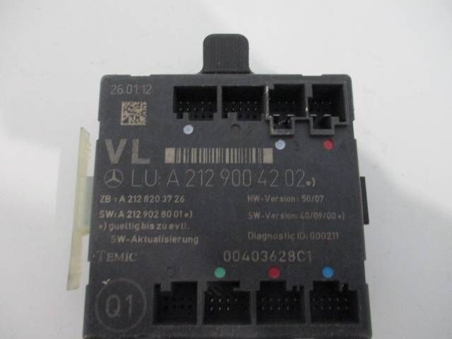 фото №1, Mercedes w204 w212 бортовой компьютер блок управления двигателя