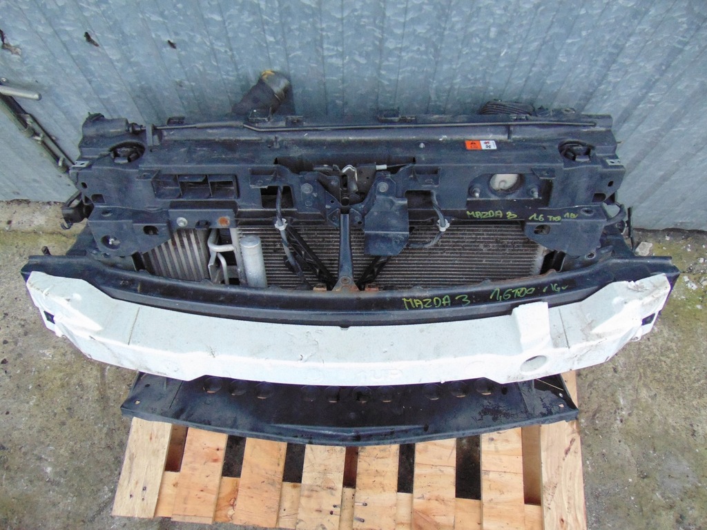 фото №1, Комплект радіатор pas балка бампера mazda 3 bl 1.6