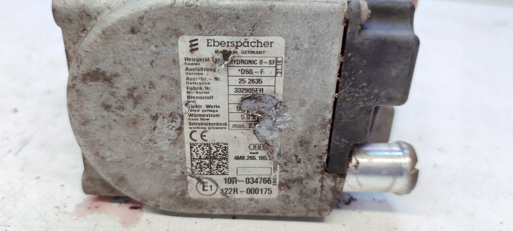 фото №9, Webasto дополнительный обогреватель audi a4 b9 a5 8w0265081j