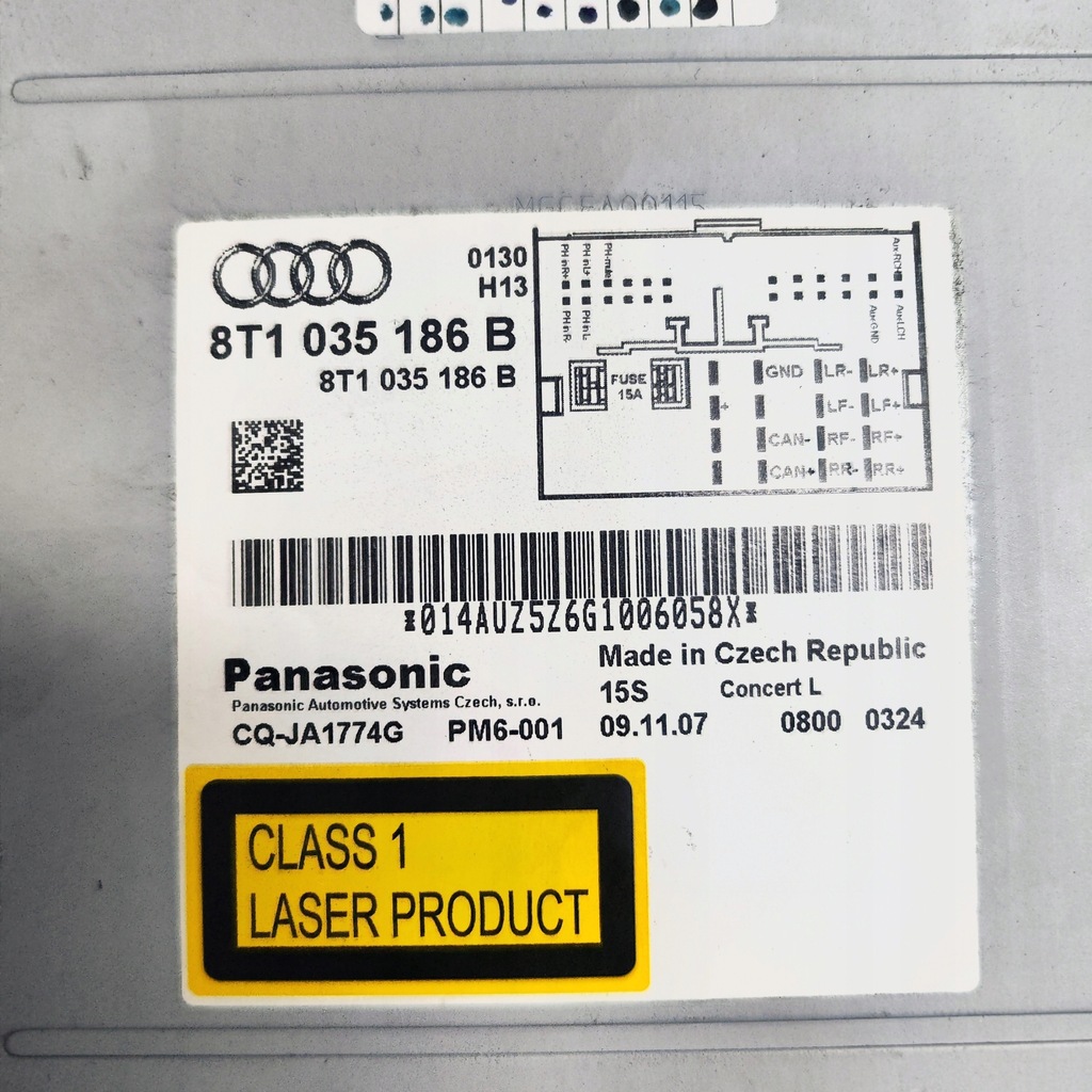 фото №5, Audi a4 b8 радио concert 8t1035186b