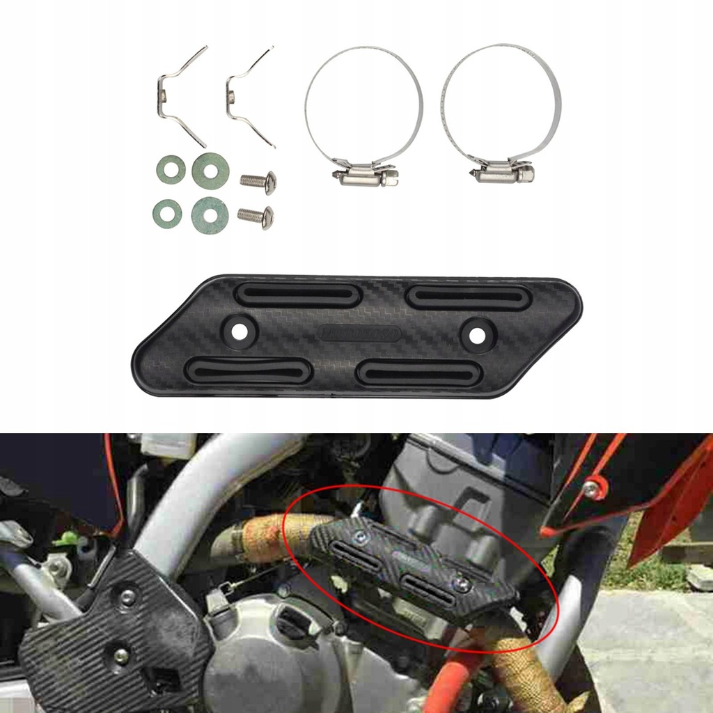 фото №8, Гаситель выпускной motocykla защита тепловая