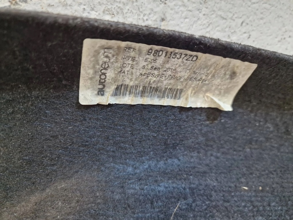 фото №7, Полиця багажника citroen c4 cactus 14-20r 98013537zd