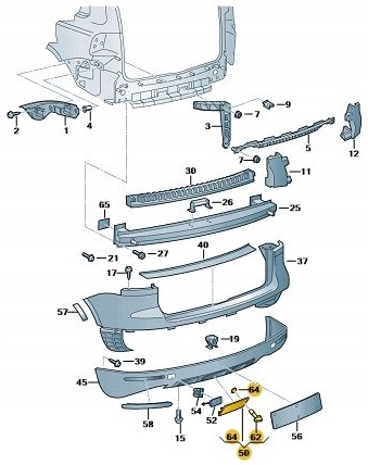 фото №3, Заглушка фаркоп буксирувальний задня vw touareg 7l