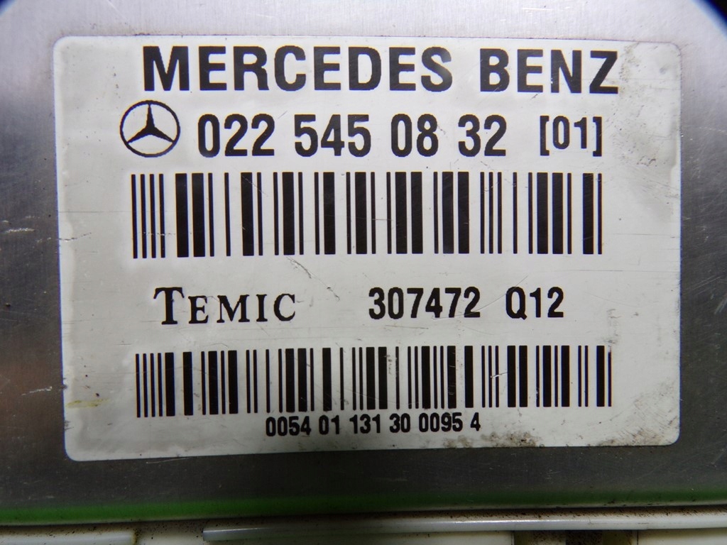 фото №8, Mercedes s w220 4.0 cdi бортовой компьютер блок управления модуль подвеска 0225450832