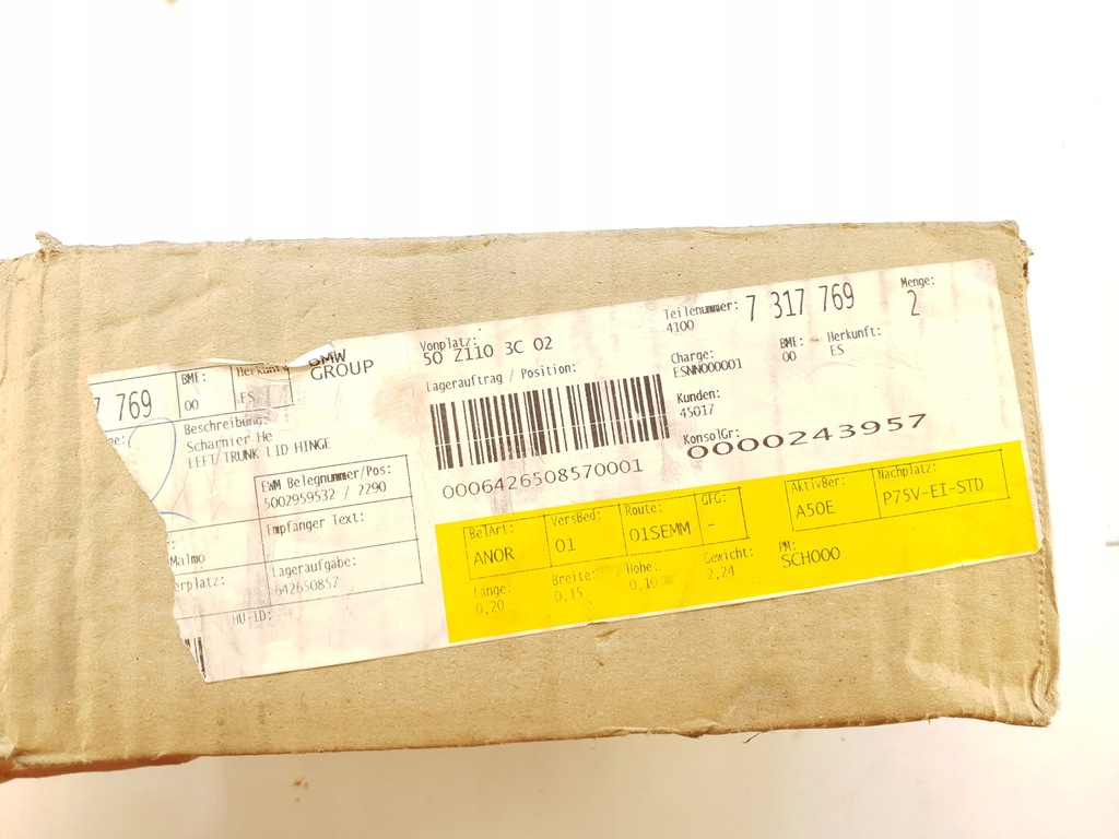 фото №9, F45 петля петли крышка багажника активные задняя oryg-pń