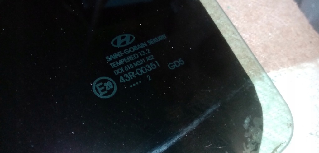 фото №5, Стекло дверь левый правый задняя hyundai i30 ii 2012