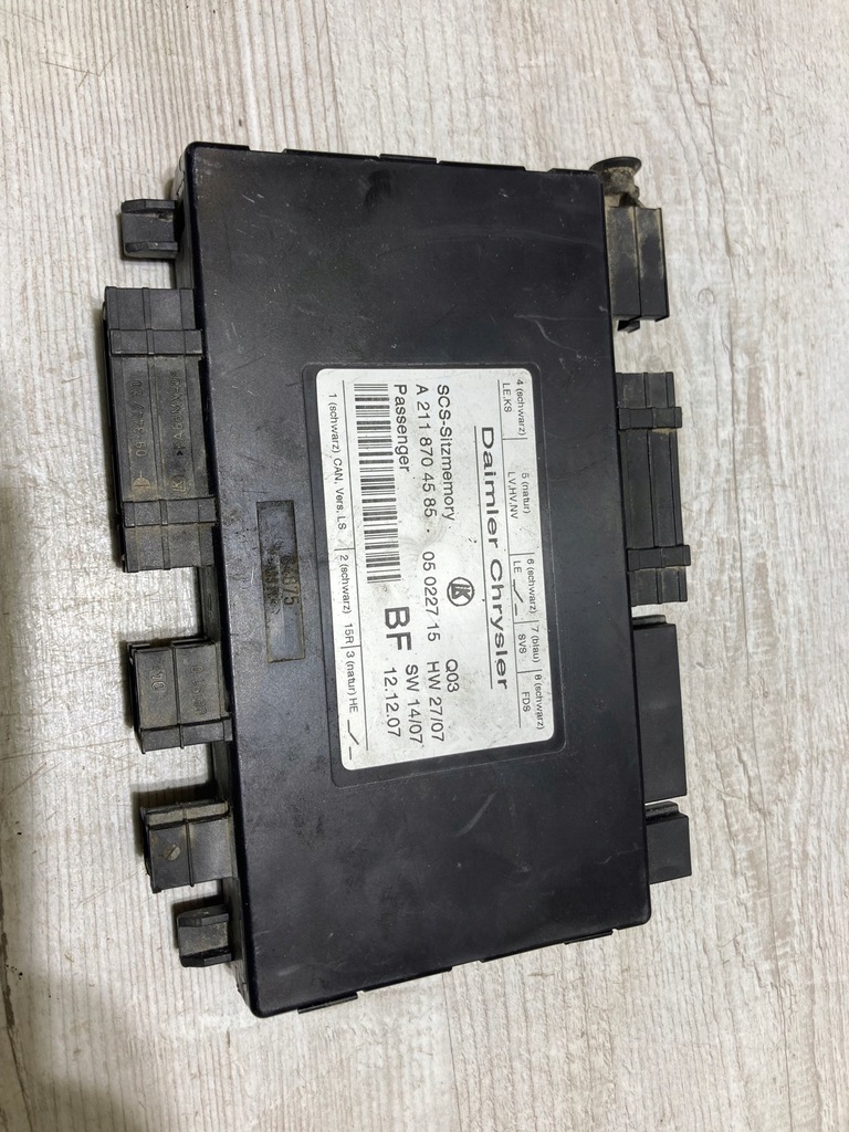 фото №1, Модуль сиденье a2118704585 mercedes 171 slk