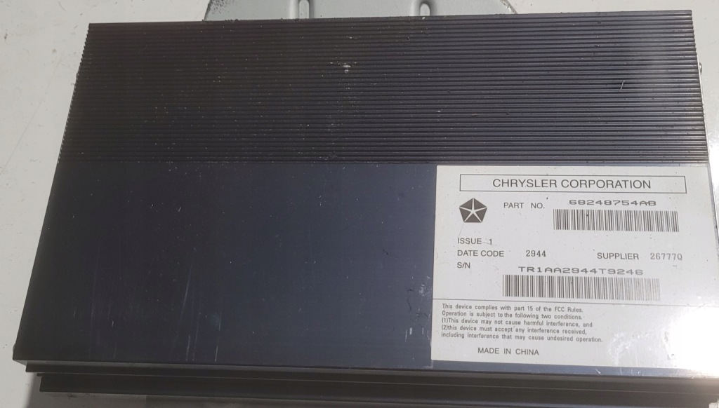 фото №5, Jeep grand cherokee wk 2 ii усилитель радио 14-