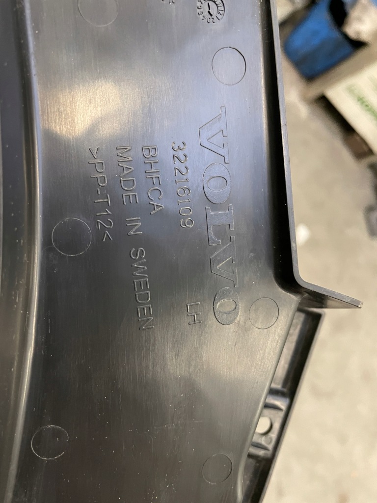 фото №4, Ліва захист накладка крила volvo xc60 ii 2017-