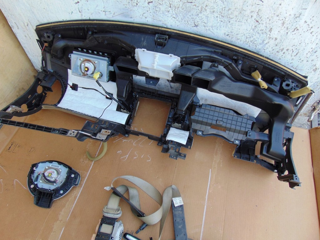 фото №11, Консоль подушки безопасности подушка безопасности ремни nissan x-trail t31 europa оригинал