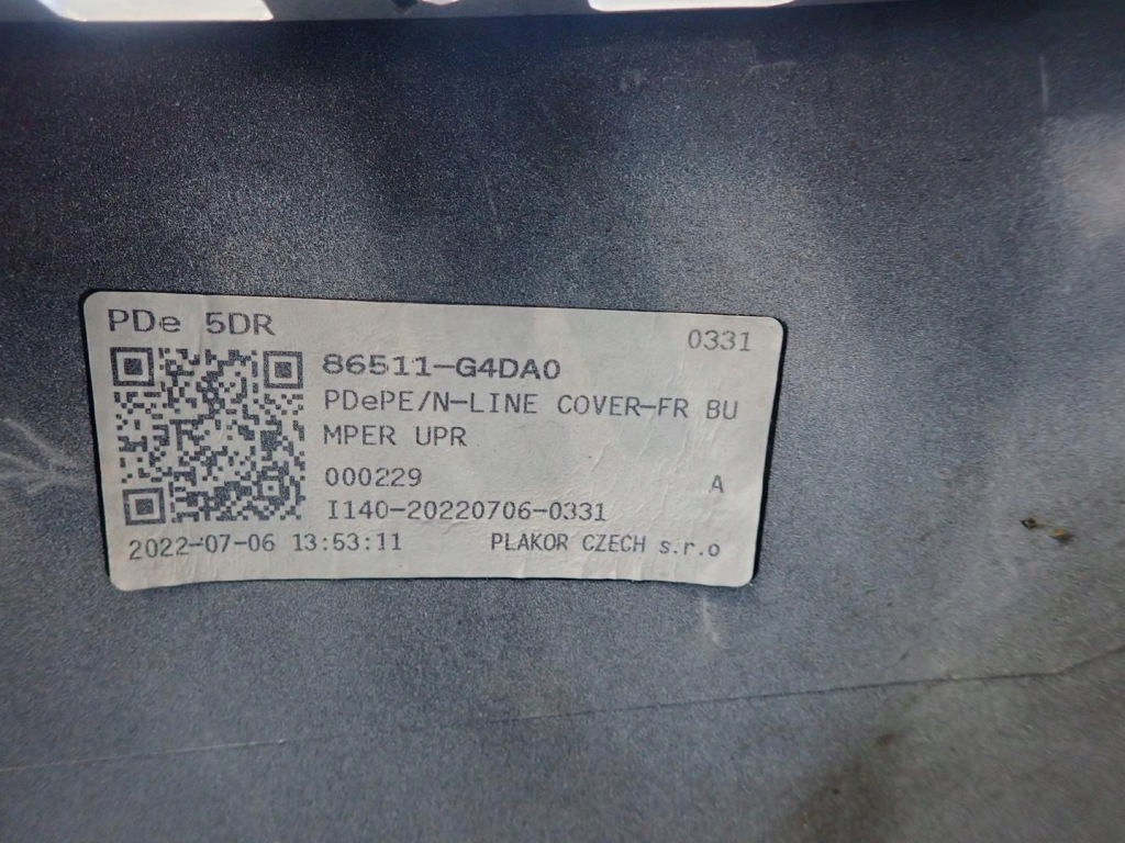 фото №6, Бампер перед hyundai i30 iii lift 2020- n-line