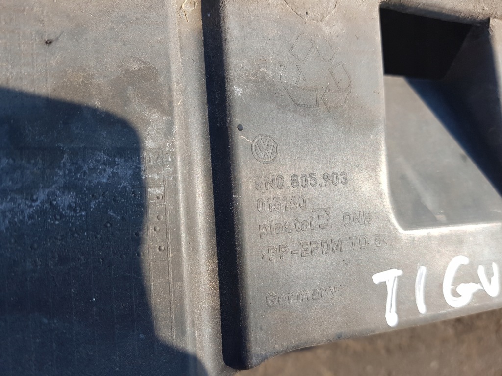 фото №7, Vw tiguan i 5n lift 11-15r спойлер бампера перед