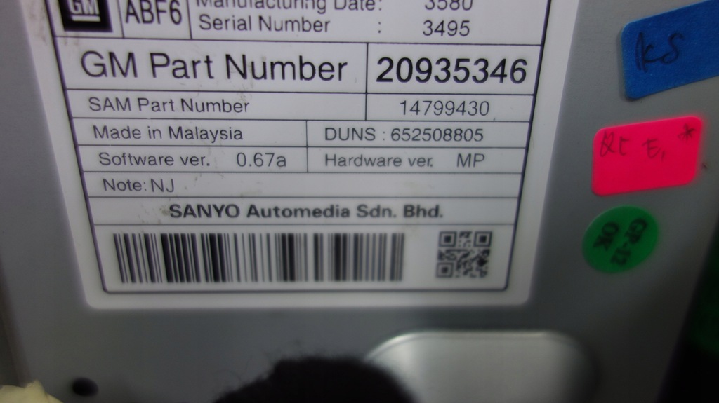 фото №7, Opel insignia считыватель навигация радио 20935346