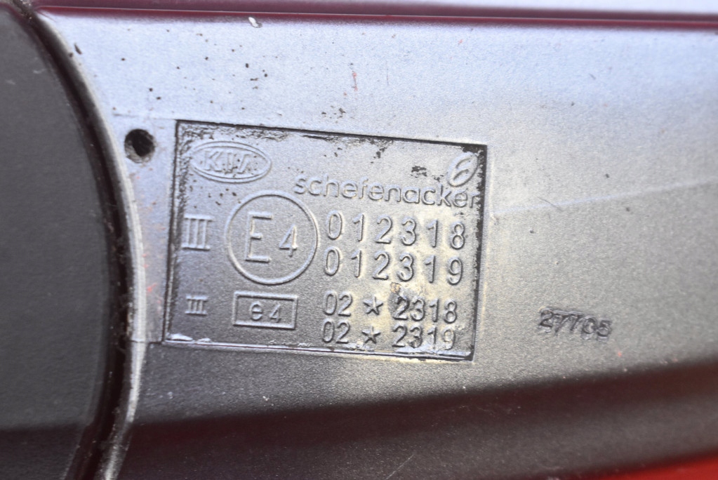 фото №7, Зеркало правое графитовый 012318 eu kia magentis 2 ii 06-08 5 pin