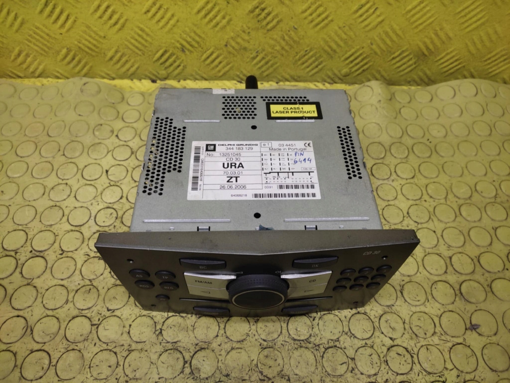 фото №2, Opel astra h радио 13251045