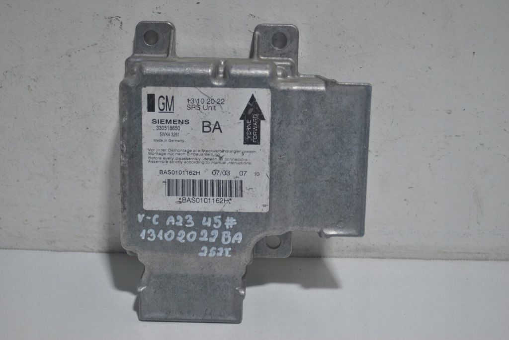 Купить Модуль датчик подушка безопасности opel vectra c 13102022ba