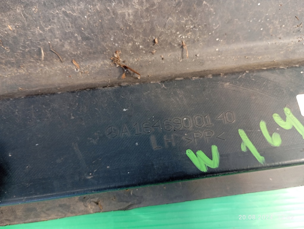 фото №12, Молдинг порог левая mercedes ml w164 a1646900140