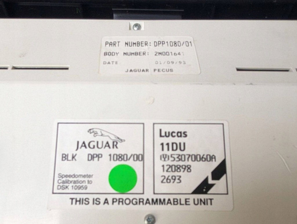 фото №11, Счетчик jaguar xj 2 xj40 1993 dpp1080