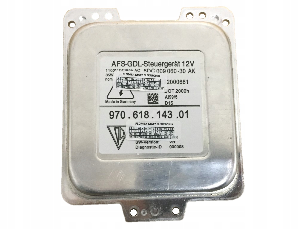 фото №1, Модуль afs 5dc009060-30ak левая правая do porsche panamera 970 2009-2015