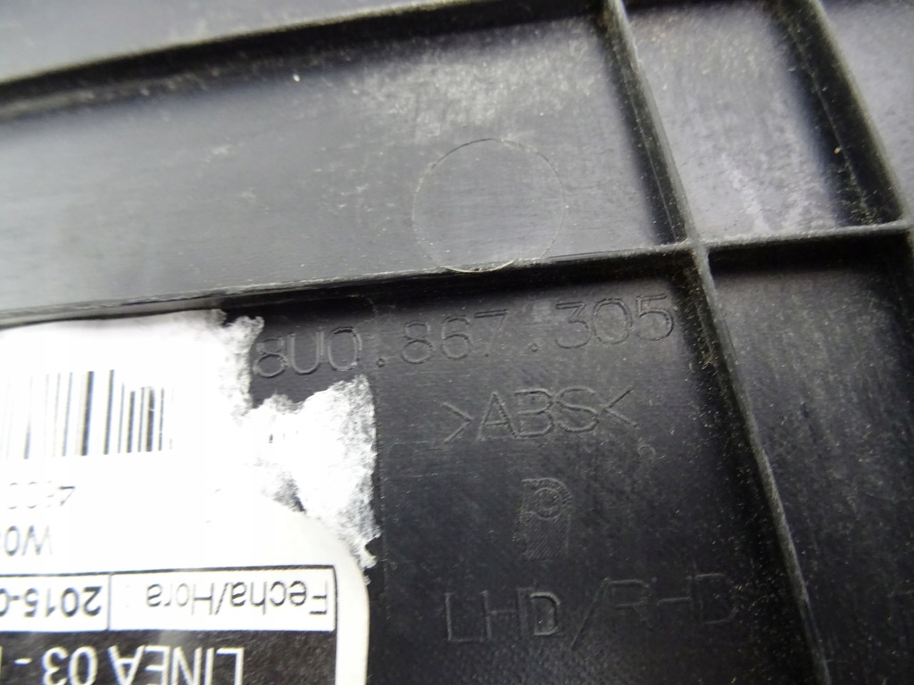 фото №13, Audi a3 8v обшивка двері лівий задня 8u0867305 2013-