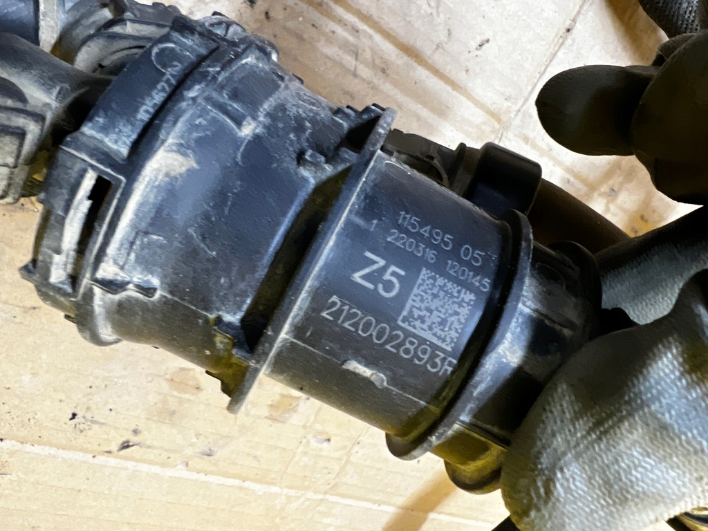 фото №8, Комплект магістраль водяна термостат шланг wody dacia dokker 1.5 blue dci