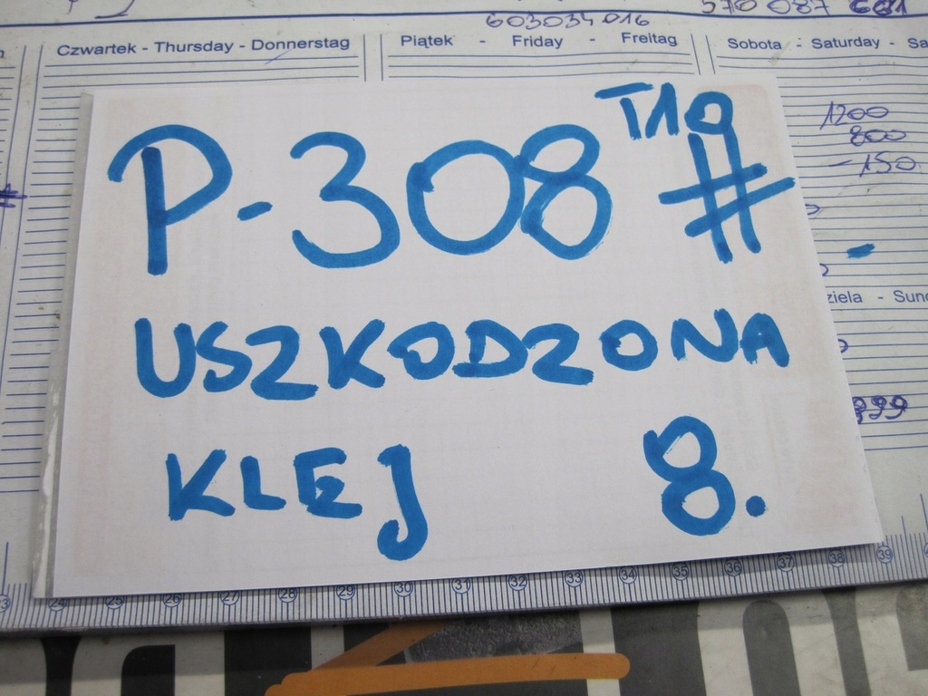 фото №10, Консоль pulpit приборная панель peugeot 308 t10 uszk