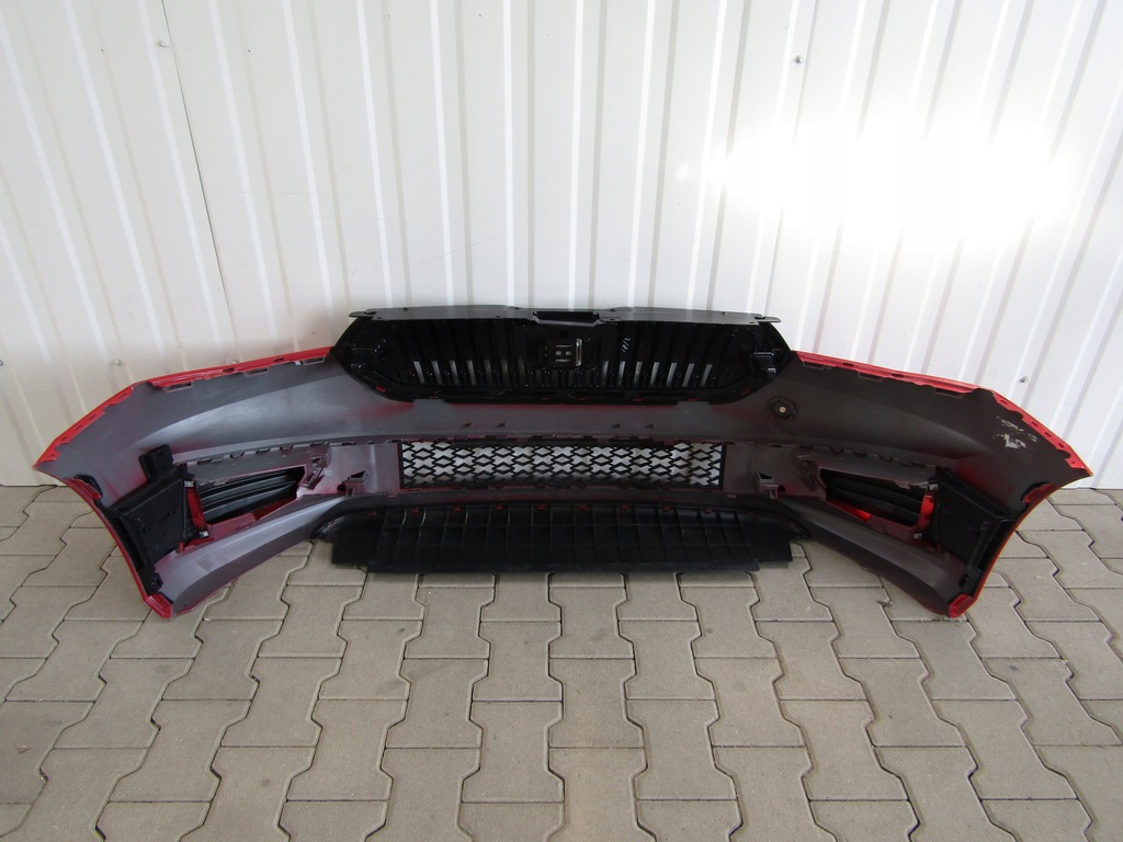 фото №8, Бампер перед skoda fabia iv 4 6va 21- радар