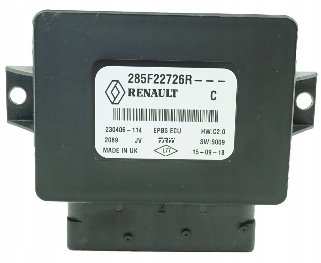 фото №1, Модуль гальма epb kadjar 285f22726r