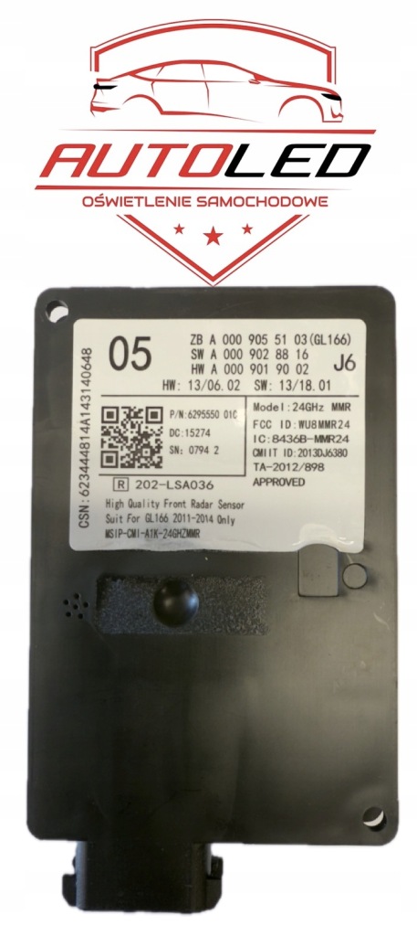 Купити Радар передній acc distronic mercedes gl 166 датчик a0009055103 2011-2014