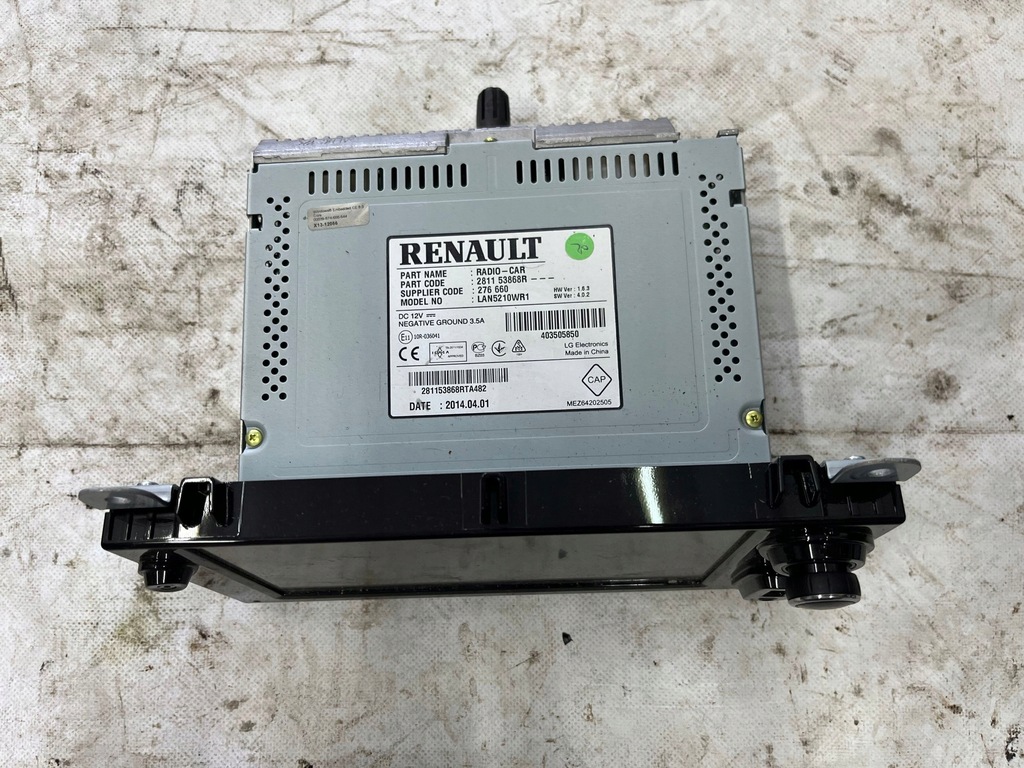 фото №3, Радио с навигация renault clio iv lan5210wr1