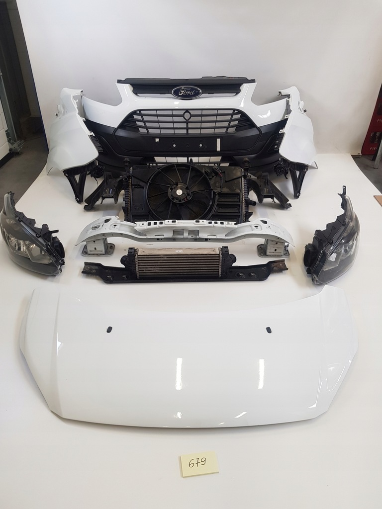 фото №1, Капот бампер решётка радиатора передний лампы transit custom