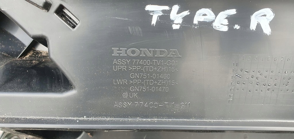 фото №10, Приборная панель приборная консоль приборная панель type-r honda civic ix