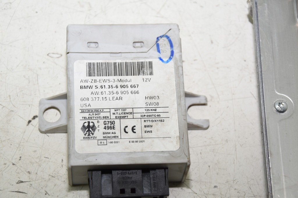 фото №7, Набір стартовий блок керування bmw e46 n46 0261208388