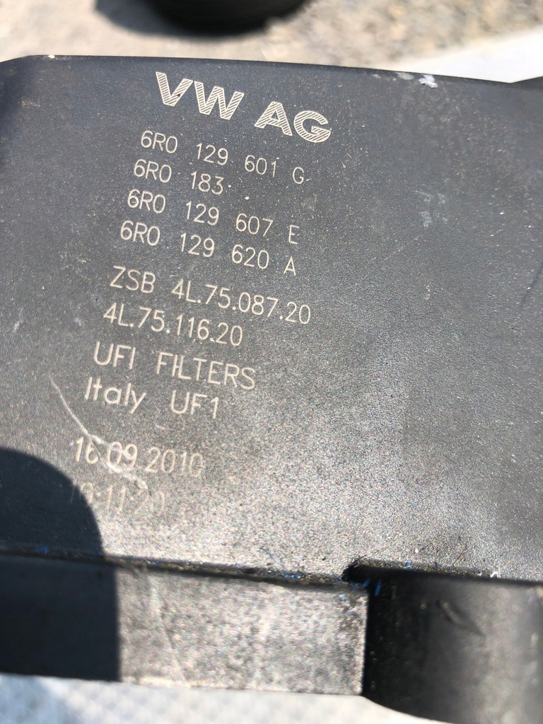 фото №6, Корпус фільтра повітря vw polo v 6r 6r0129601g