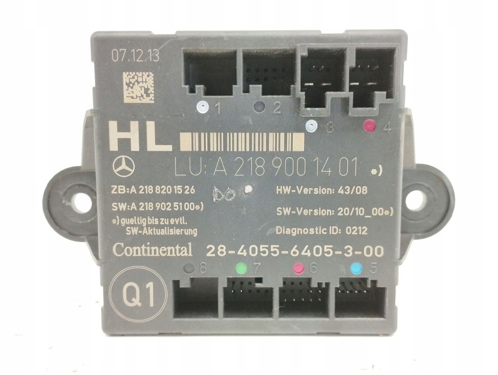 фото №8, Модуль дверь левый mercedes glk x204 a2189001401