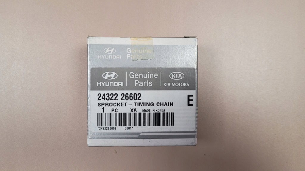 фото №1, Колесо зубчасте розподільного валу hyundai 2432226602