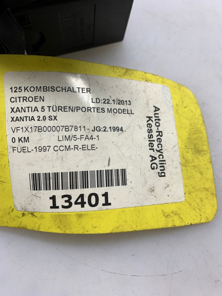 фото №8, Перемикач світла psa 96132774zl 96063790zl