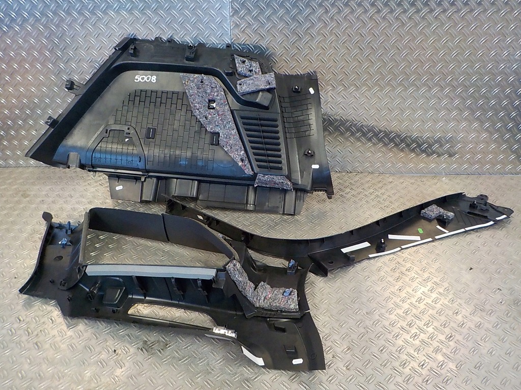 фото №7, Peugeot 5008 ii обшивка обивка багажника левая