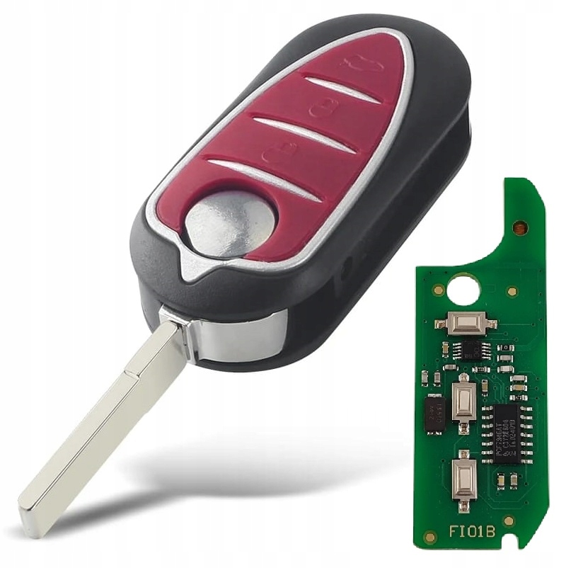 фото №1, Pilot ключ alfa romeo mito sip22 433mhz id46 pcf7946 delphi