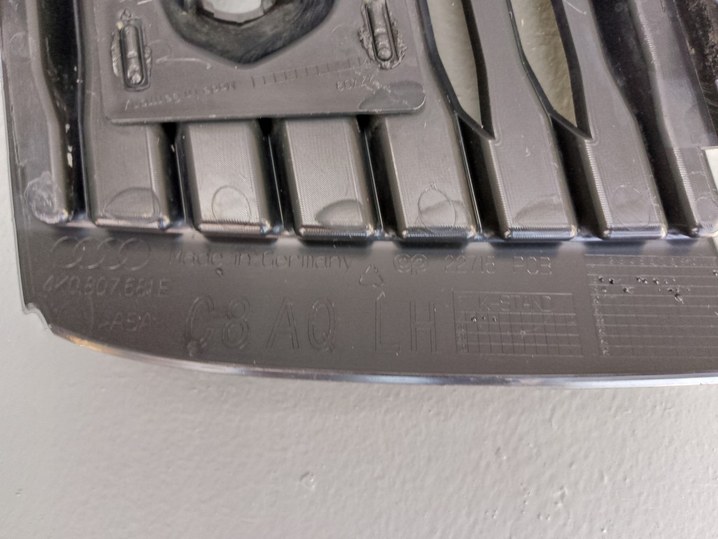 фото №9, Audi a6 c8 allroad 2019- решітка решітка радіатора бампера ліва перед 4k0807681e ÷