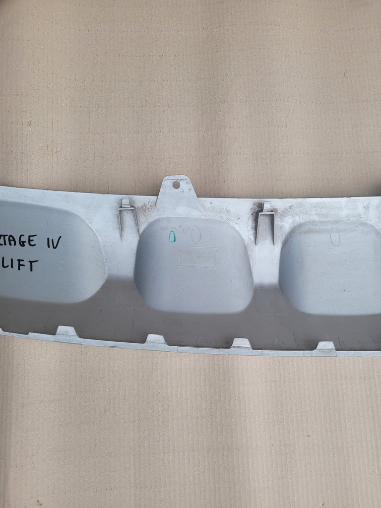 фото №9, Kia sportage iv lift накладка бампера спойлер задняя задний