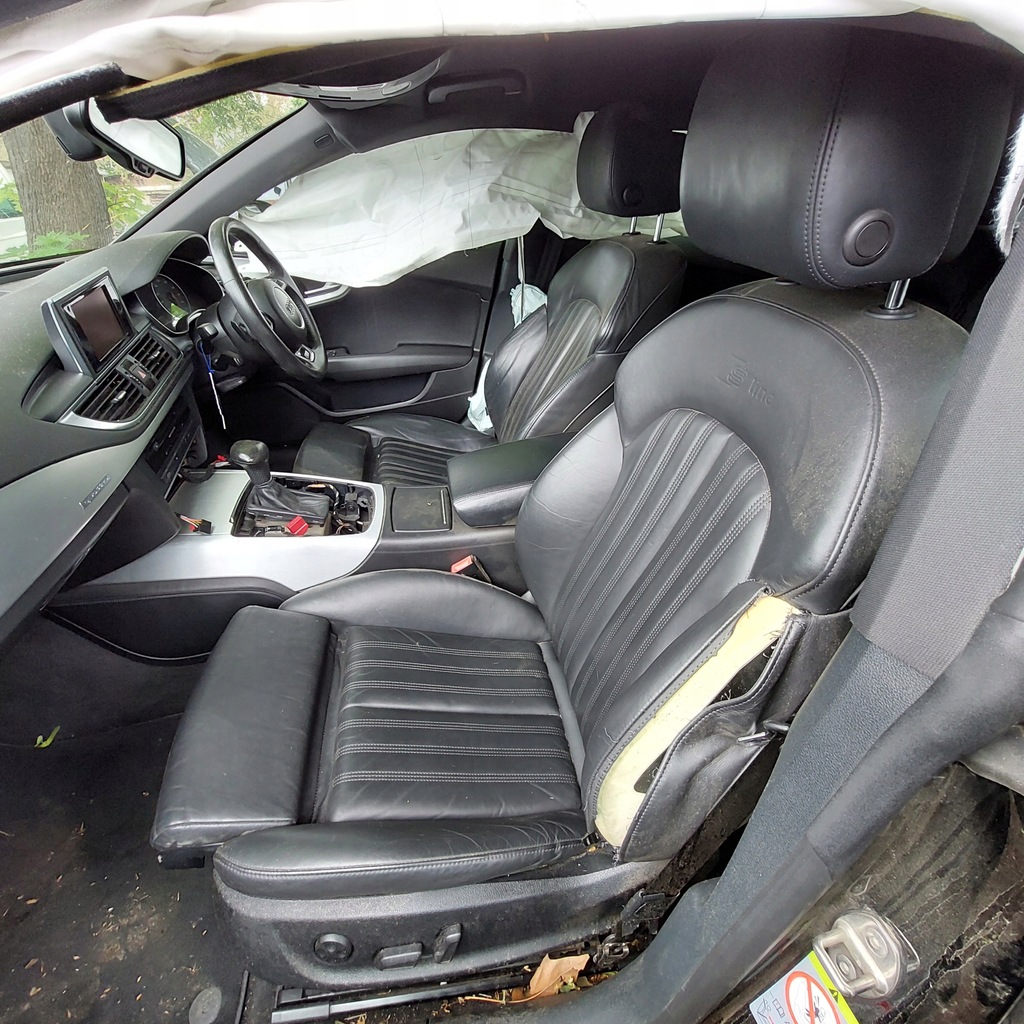 фото №1, Audi a7 s-line комплект сидінь шкіряних + обшивки