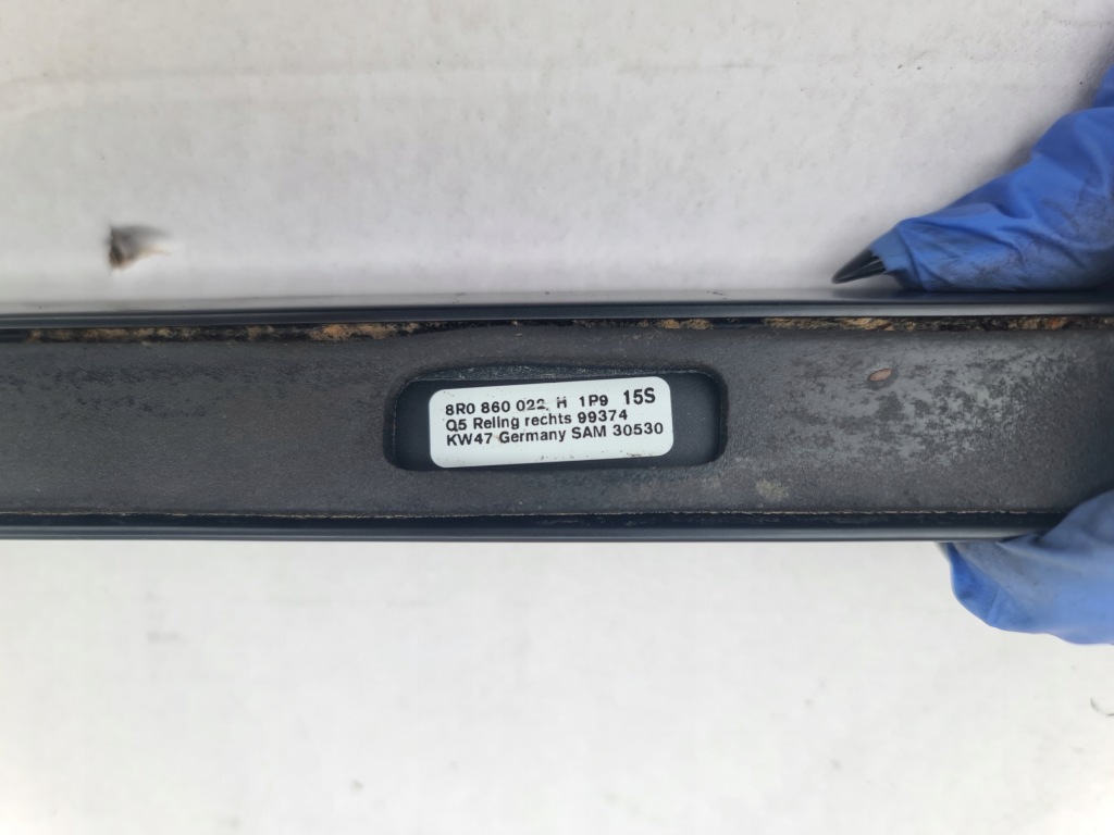 Audi q5 рейлинги чёрные 8r0860022h 8r0860021h комплект в Украине