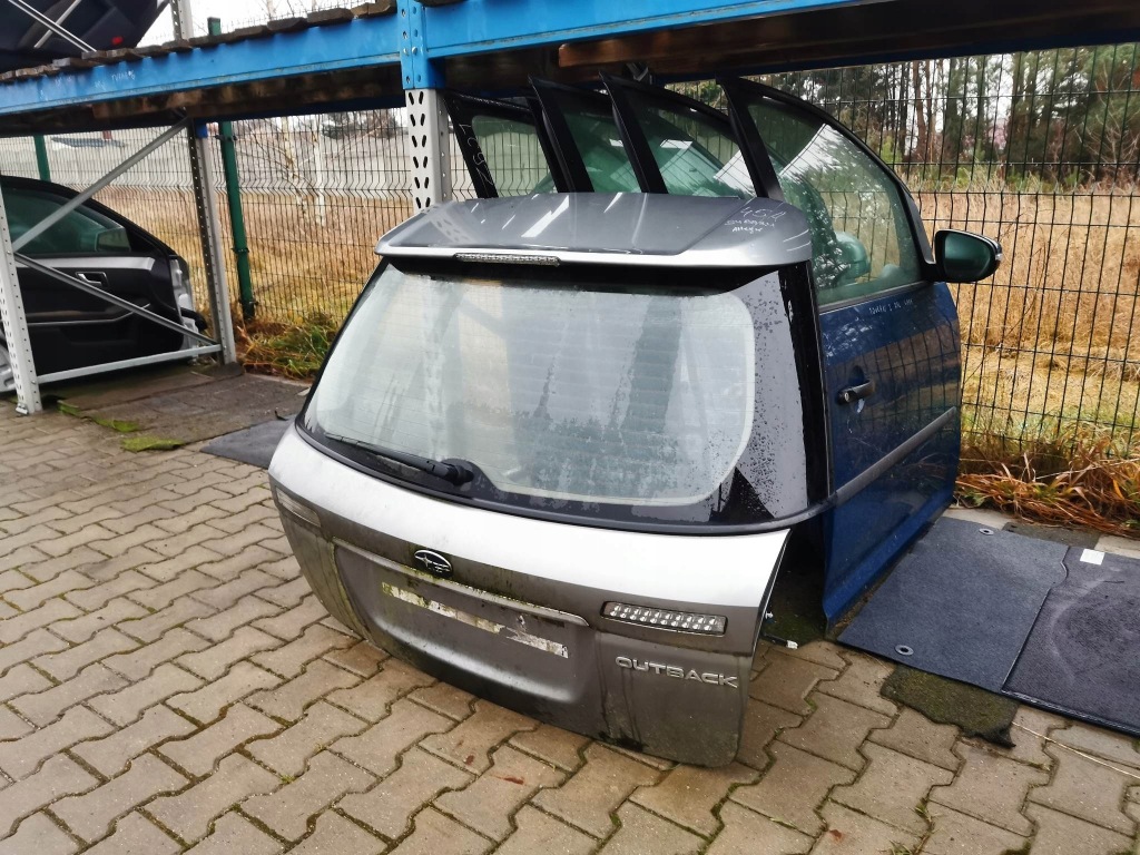 фото №4, Крышка багажника багажника subaru outback iii код лакокрасочного покрытия 45a