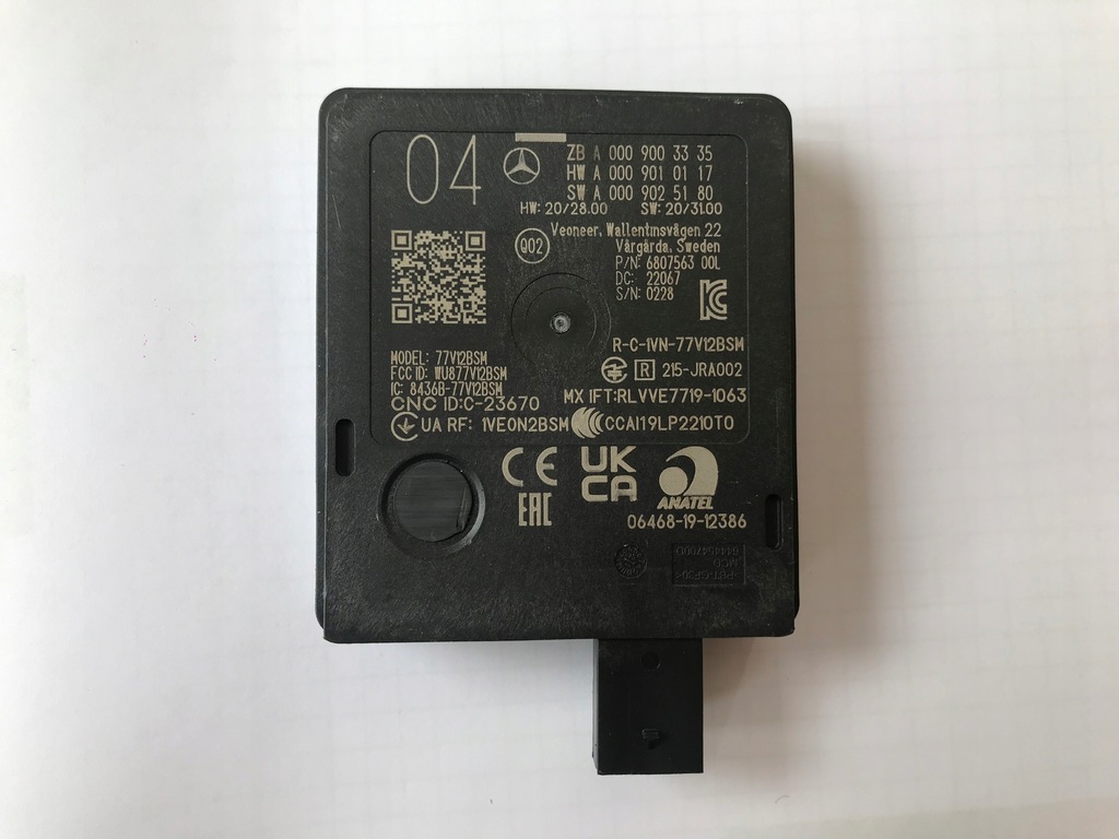 фото №1, Mercedes w206 w223 w297 модуль радар distronic