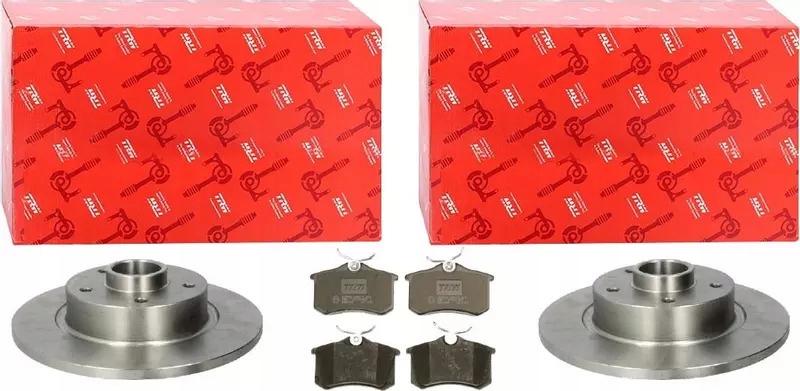 фото №1, Trw тормозные диски+ тормозные колодки t renault grand scenic iii 274mm