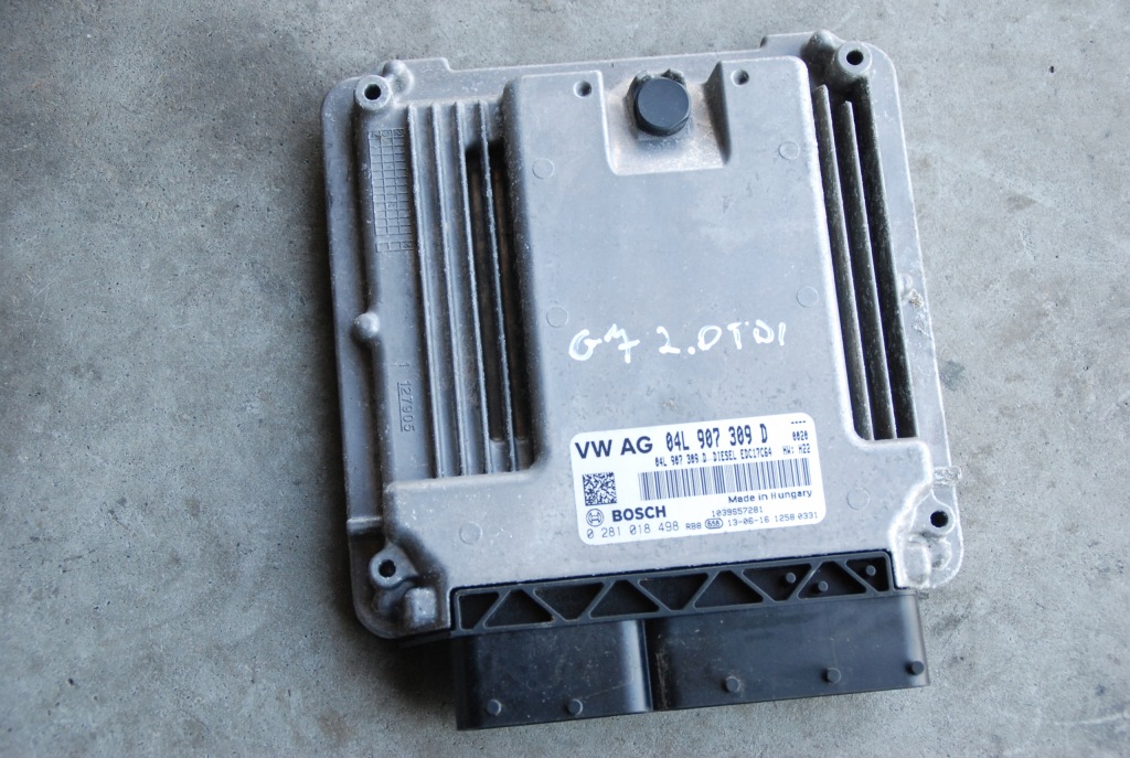 фото №1, Vw golf vii 2.0 tdi бортовой компьютер двигателя 04l907309d