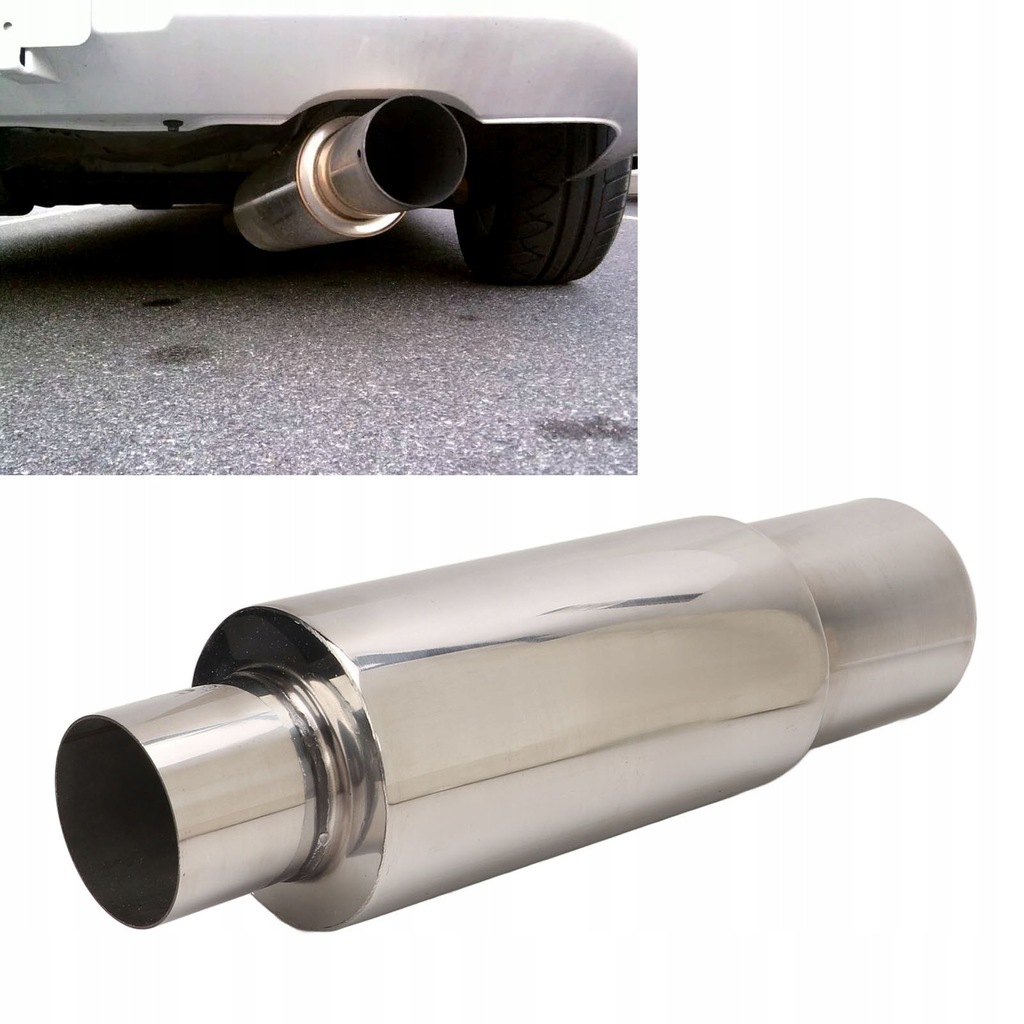 фото №14, Резонатор глушителя выхлоп ze нержавеющая сталь нержавеющей