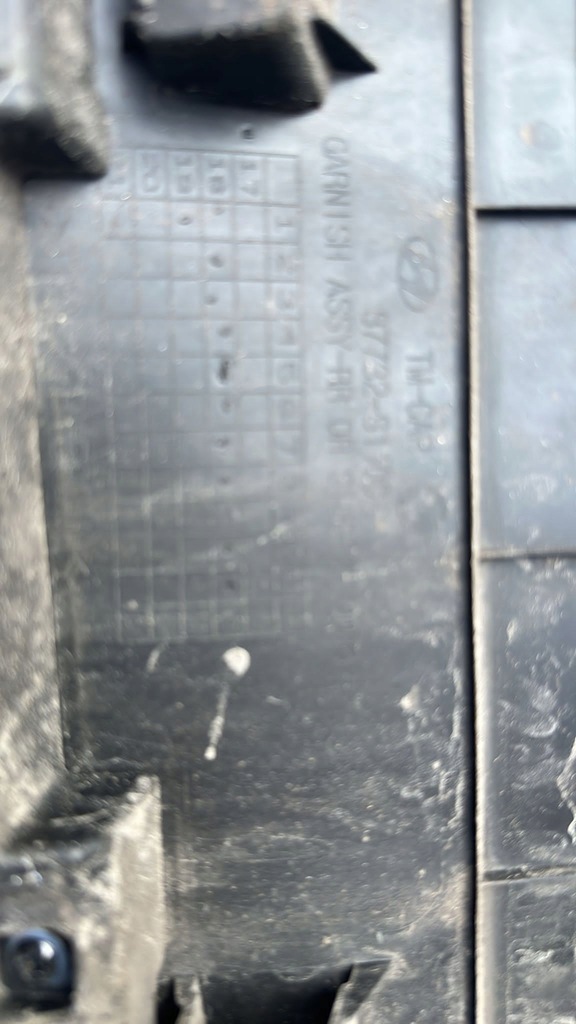 фото №7, Hyundai santa fe 2019- молдинг дверь задняя правая