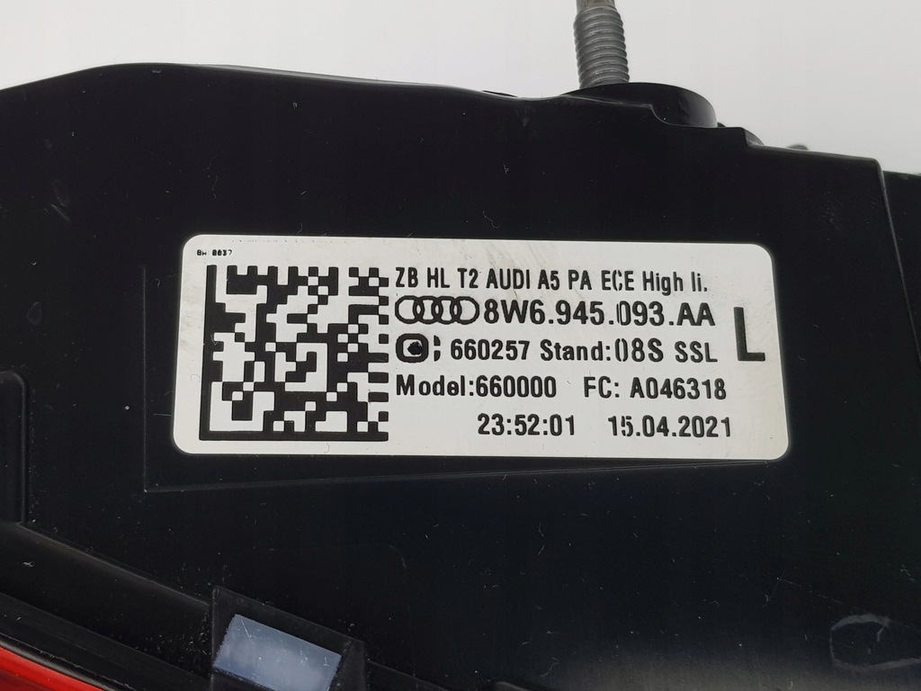 фото №10, Лампа левая задняя левый задняя audi a5 s5 rs5 2023 8w6945093aa